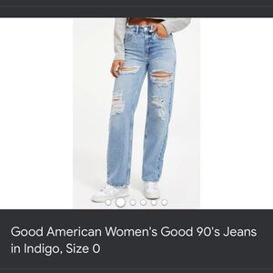 Good American Good 90s Jeans Size 2/26